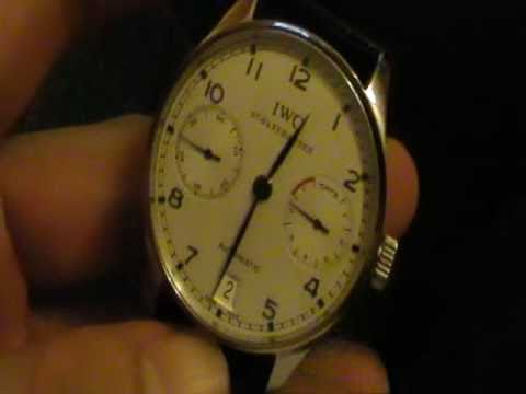 IWC Reviews - Don't forget to visit my watch blog at http://www.reddit.com/tb/f0q2l This is a review of my IWC 5001-07 Portuguese with the in house caliber 51010 pellaton ...
