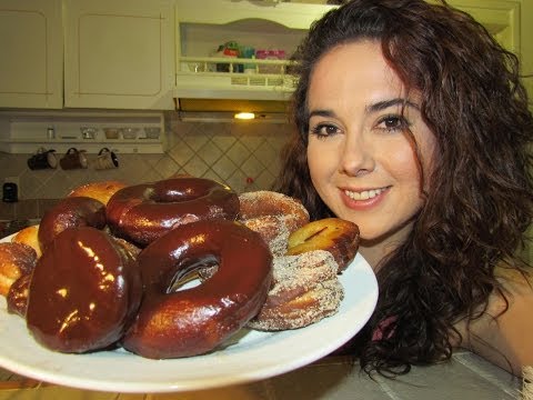 Donas Caseras Glaseadas, Chocolate Y Azucar