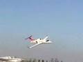 Learjet 40 low pass