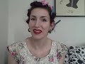 Easy 1940s hair with Hot Sticks