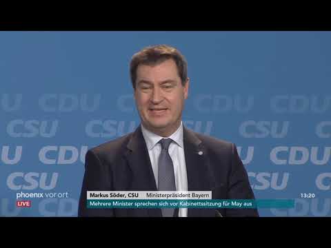 Vorstellung des Europa-Wahlprogramms von CDU/CSU am 25. ...