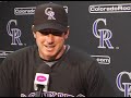 Interview with Colorado Rockies player Brad Hawpe.