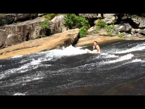 Sliding Rock at Tallulah Gorge State Park