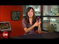 cnettv.cnet.com With its 2-megapixel camera, 2.8-inch touch-screen display, and onboard QWERTY keyboard, the Virgin Mobile Venture is aimed for first-time smartphone users.