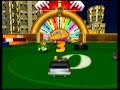 this is the last cup in the game, featuring the final four tracks. this cup is named after super monkey ball, though it might have been ambiguous at first. the trophy is of three bananas holding up one of the balls aiai rides in, however. super monkey ball is an arcade-like challenge game where you must roll the monkey into the goal. it sounds very simple, and in a way, it is. the game began using only the control stick. some of the later games introduced jumping; some don't have it. because of its sheer simplicity, the super monkey ball games have been among the most consistently difficult game series in history. there's usually no story, but if there is, it's that the evil dr. bad-boon wants to take over jungle island, or maybe the world, and aiai and his buddies need to get from stage to stage to reach dr. bad-boon and stop him before it's too late. i'm playing as mobo bonanza (red) and his brother robo (blue). the bonanza bros. are a pair of master thieves who starred in their own game back in 1990 and haven't been heard from since. they went on a crime spree, starting with a bank and working up from there. the gimmick in the game is that they are able to hide behind objects, such as furniture and columns, to stay out of the line of sight of guards. the goal is to nab as many valuables as possible, then escape in their blimp without getting shot by the guards. (their blimp, incidentally, is their all-star move for this game, which you'll see in this video.) they did  ... 