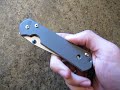 Large Sebenza 21 S30V Stainless Steel 58-59 RC Blade Length = 3.625