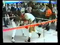 nigel benn and roberto duran having an exibition sparr nigel benn and roberto duran having an exibition sparr