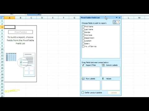 how to define table in excel