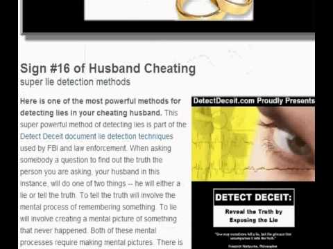 how to discover cheating husband