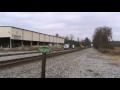 Norfolk Southern southbound autroack train at Phelps near Dalton,GA