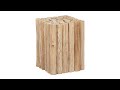Holz Blumenhocker aus Eckiger