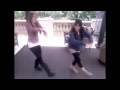 Miley Cyrus & Mandy Jiroux Doing The Hoedown Throwdown!