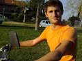 Io che vado alla grande sulla moto molinica.. Più o meno..