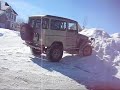 showing the sound of a toyota landcruiser bj42 turbo straight pipe