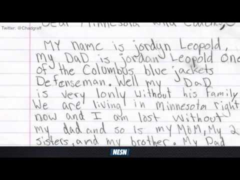Video: Jordan Leopold's Daughters Open Trade Letter is a Success