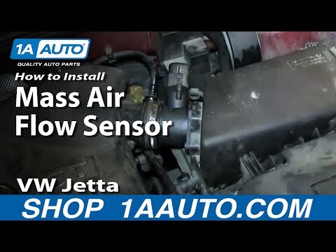 How To Install Replace Mass Air Flow Sensor 2001-05 VW Jetta 1.8L Turbo