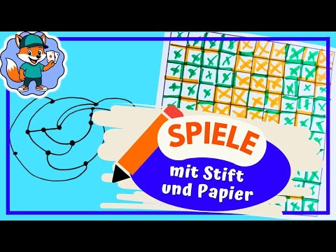 Spiele mit Stift und Papier/ Sprouts/ Käsekästchen