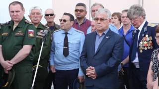 Церемония прощания с погибшим в Сирии Николаем Афанасьевым