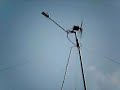 wind turbine :- the self furling tail (up yur kilt shot)