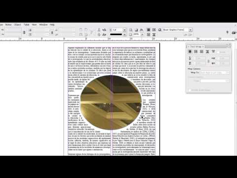 Indesign: Herramienta Marco de Imagen Ovalo