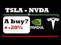 TESLA STOCK - TSLA STOCK - NVDA STOCK - STILL A BUY AFTER DOWN -20% -  ..