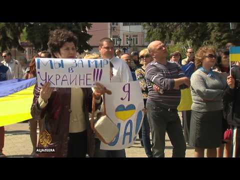 president - The US Vice President has arrived to show support for the government in Kiev as it confronts rebellion in the east by pro-Russian activists. Al Jazeera's Jac...