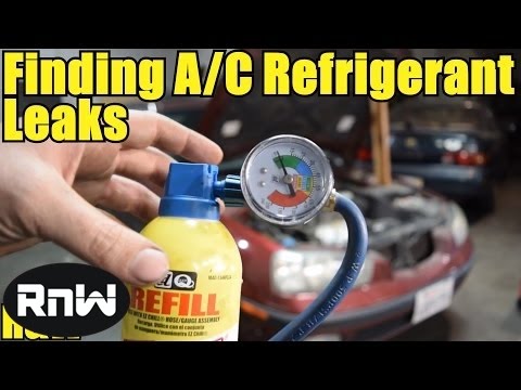 how to use ac leak dye