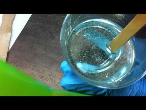 how to dissolve fibreglass resin