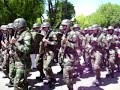 Regimiento Chacabuco ingresa a la Plaza de Ca�ete
