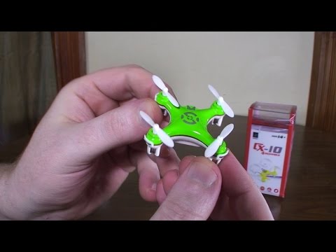 Cheerson - CX-10 (2014 World's Smallest Quadcopter) - Review and Flight