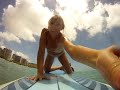 Click here to watch this video Hans Hedemann Surf Instructors Alanna and James Tandem Surfing in Waikiki