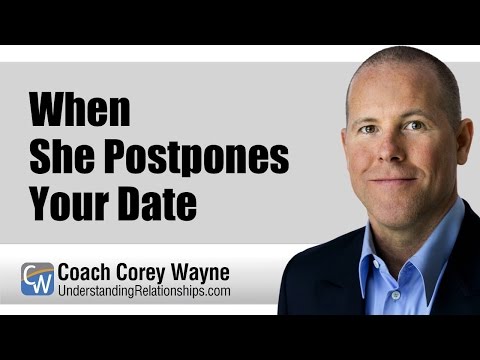 how to react if she cancels date