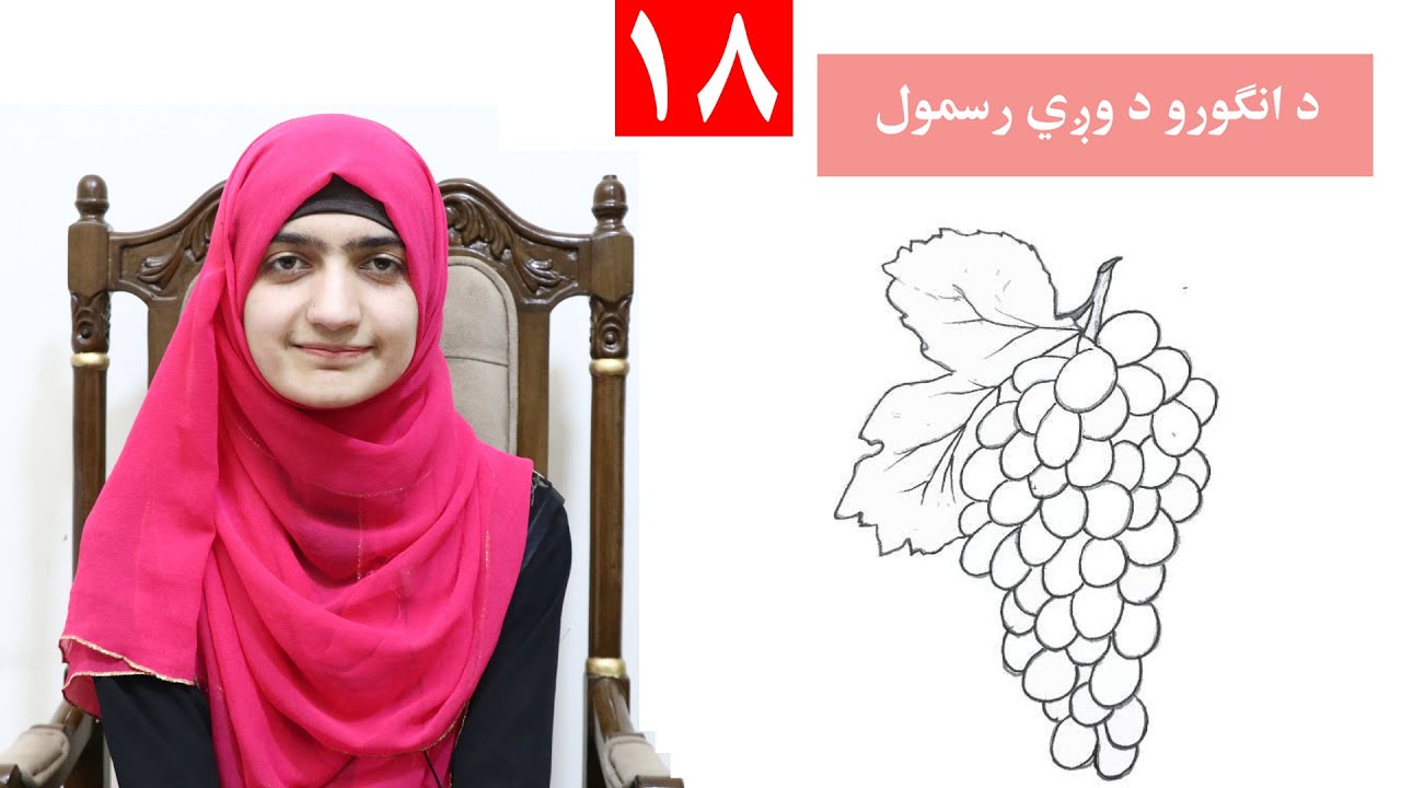 Class 4 - Art | Draw a grape branch - Lesson 18