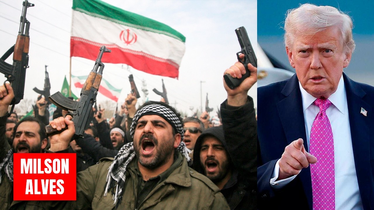 EUA enviam armas a manifestantes no Irã, isso é GUERRA por dentro