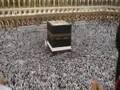 Inside Mecca, view of Kaaba