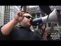 Alex Jones Bull Horns for 9-11 Truth in Downtown Chicago