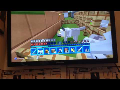 how to dye a dog's collar in minecraft ps3