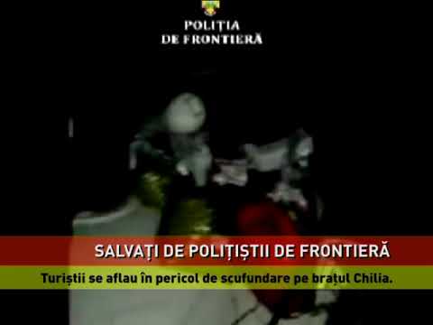 Doi turişti români aflați în pericol de scufundare, salvaţi de poliţiştii de frontieră