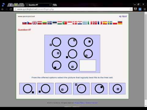 how to answer i.q test