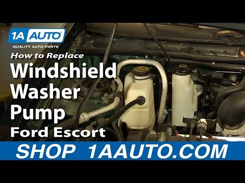 How To Replace Fix Broken Windshield Washer Pump 1998-03 Ford Escort ZX2