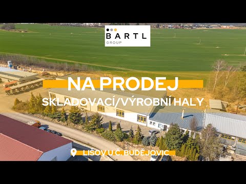 Video NA PRODEJ - výrobní a skladovací haly, 8 km od dálnice D3, Lišov u Českých Budějovic