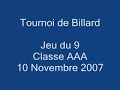 Billard FQSB Johnny Laprise vs Nichad Goulamhoussen( 1de 7)