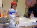 hazel and david made two apple pies at the baeckerfeld on 2008-08-23.  appearances by chris, cora, hans-walter, jennifer, julianne, mary beth, serguei, and vera.