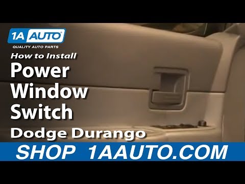 How To Install Replace Power Window Switch Dodge Durango 04-09 1AAuto.com