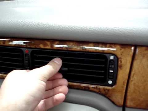 Removing the air vents from a Jaguar XJ Series