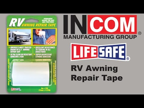 how to patch awning