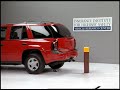 Crash Test 2002 Chevrolet Trailblazer ( 5 M.P.H) Rear into Pole IIHS