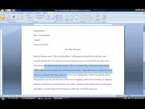 how to in text cite a poem