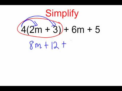 how to use the distributive property