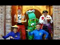 Surfer Jeff sees the return of The Wiggles' original singer, Greg Page! Surfer Jeff is The Wiggles' most exciting adventure ever! Jeff meets Gino the Genie who grants him three wishes, so Jeff decides to visit exotic locations such as Abu Dhabi, London, Rome, Paris and Sydney's Royal Botanic Garden! With songs from around the world, children will be captivated by the magic of The Wiggles in their 21st year with Surfer Jeff. The Wiggles' Surfer Jeff is now available on CD through all good retailers including The Wiggles Shop (bit.ly The DVD is due for release on June 21 in Australia.
